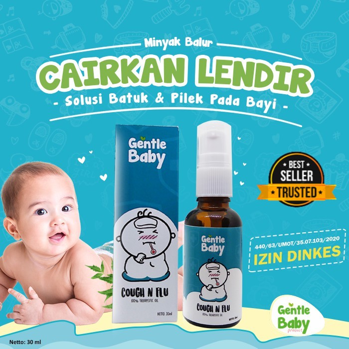 OBAT FLU ANAK DAN BAYI OBAT BATUK PILEK FLU BAYI MINYAK TELON BAYI CAIRKAN LENDIR GENTLE BABY OIL CF