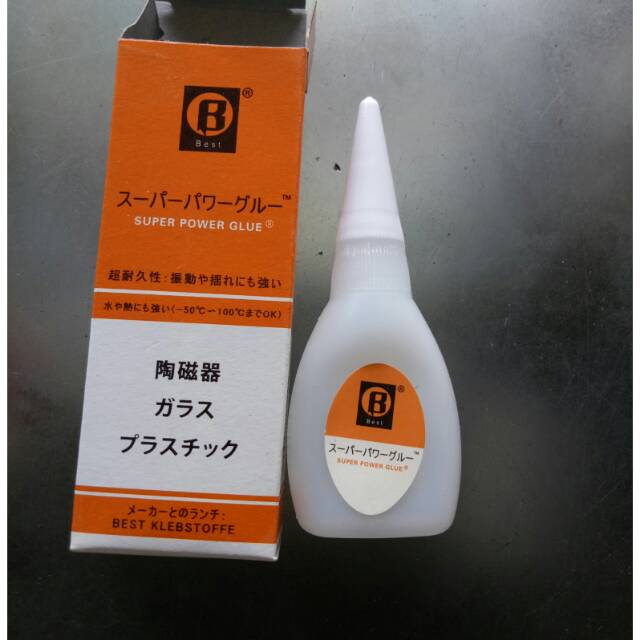 Lem Super power glue botol japan bukan cina