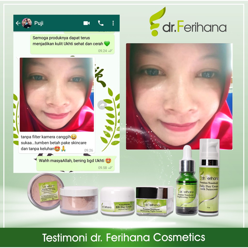 KRIM PAGI - SKIN COMPLEXION BRIGHTENING DAY CREAM (PREMIUM TRANSLUCENT DAILY DAY CREAM DR. FERIHANA)