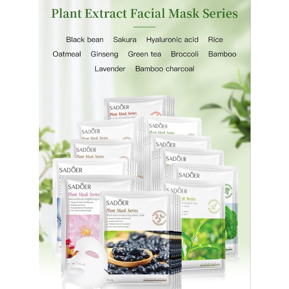 SADOER Original Plant And Fruit Series Facial Mask Sheet