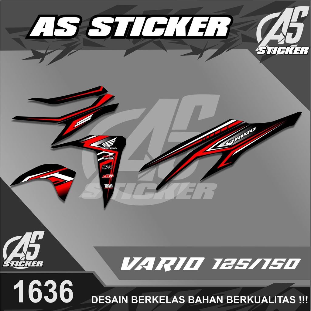 1636 Striping Variasi VARIO 125/150 NEW Semi Full Variasi, striping vario