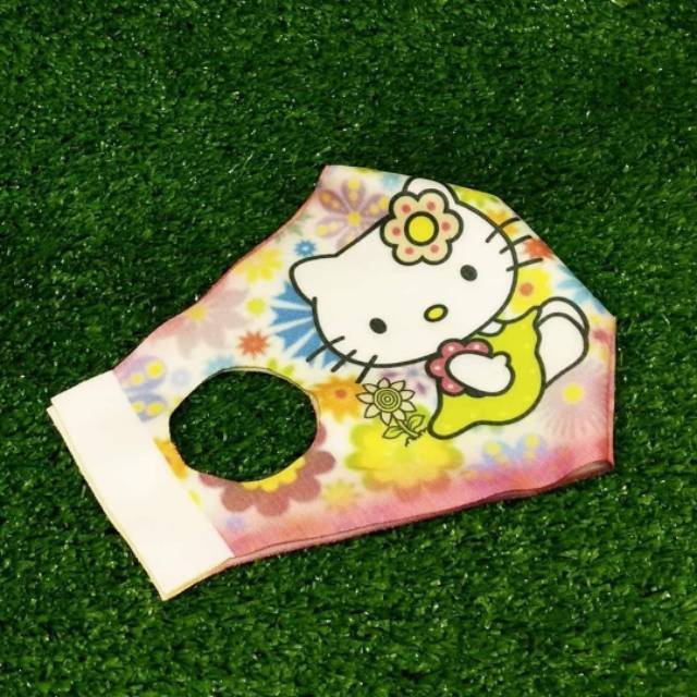 Masker scuba anak hello Kitty