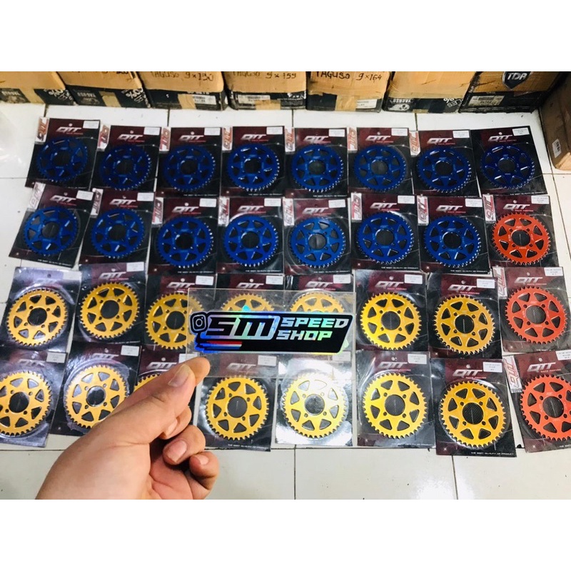 GEAR QTT 415 39-40 GEAR GIR QTT ALMU TROMOL KAZE ATAU  NOVA DASH KAZE SMASH WARNA BIRU-GOLD-ORANGE