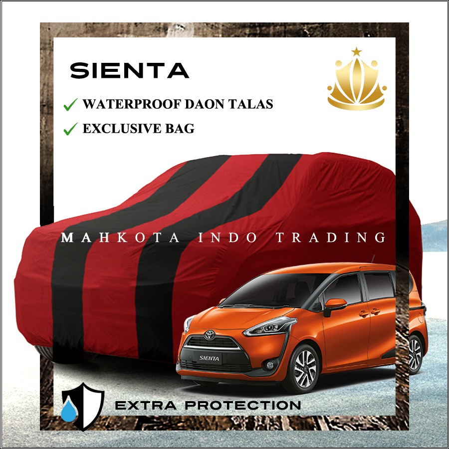 Custom Body Cover Warna Toyota Sienta / Sarung Mobil / Penutup Mobil Warna Toyota Sienta