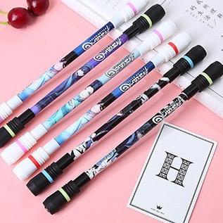 

11.11 FLASH SALE Pen Puter Spinner Toys/ Spinning Pen/ Pulpen Putar Spinner/ Bolpoin Anti Slip Untuk Anak / Dewasa Anti Stress Rotating Pen S733