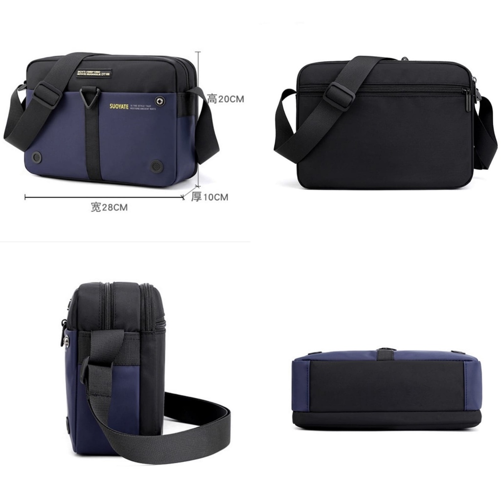 TAS SELEMPANG PRIA ANTI AIR IMPORT NAVY SLINGBAG OXLADE TA525B2 COWOK KEREN SHOULDER BAG BAHU MURAH PREMIUM BATAM REMAJA LAKI BRANDED DISTRO