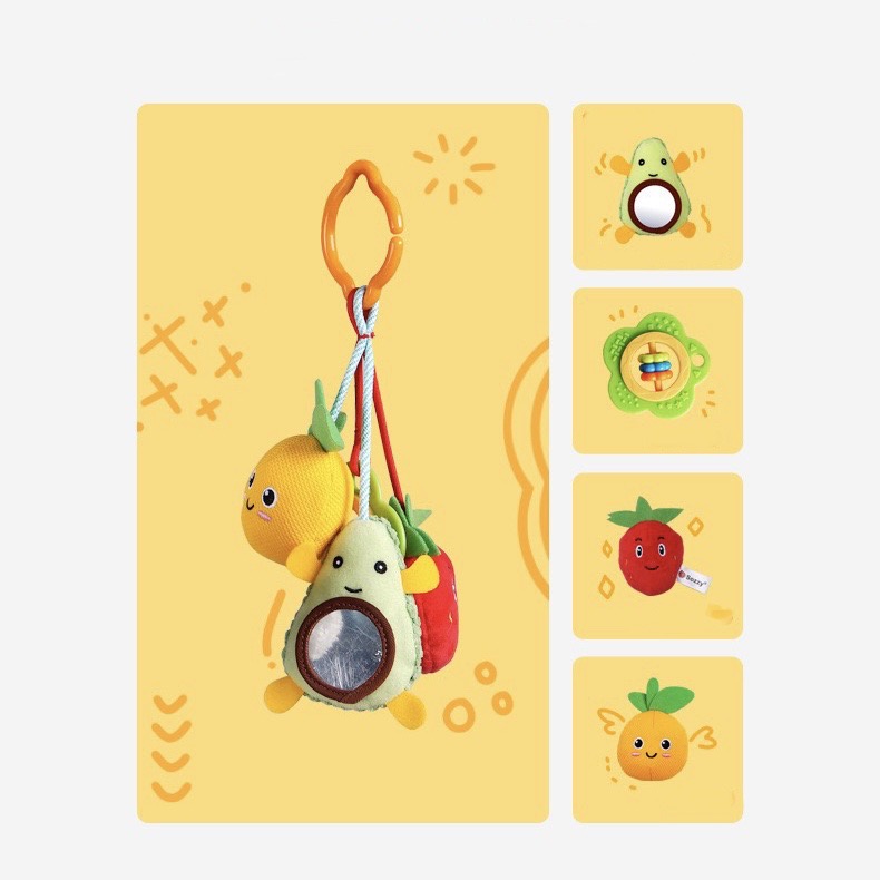 SOZZY HANGING TOYS | Mainan stroller bayi | mainan teether bayi | mainan bayi rattle