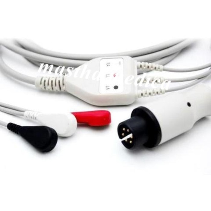 AM Kabel ECG 3 lead 6 pin Pasien Monitor