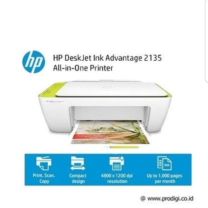 PRINTER HP DESKJET 2135 PRINTER PRINT SCAN COPY