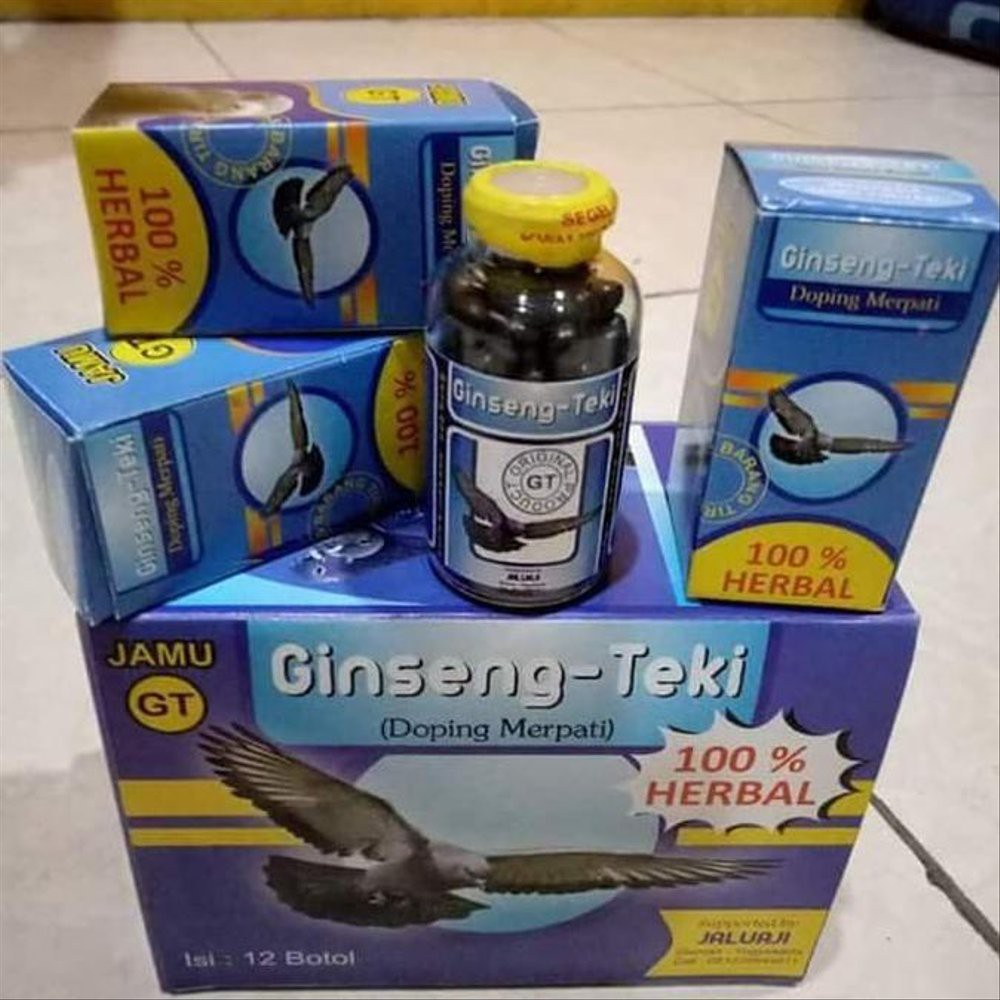 Jamu Merpati GINGSENG TEKI Herbal Asli