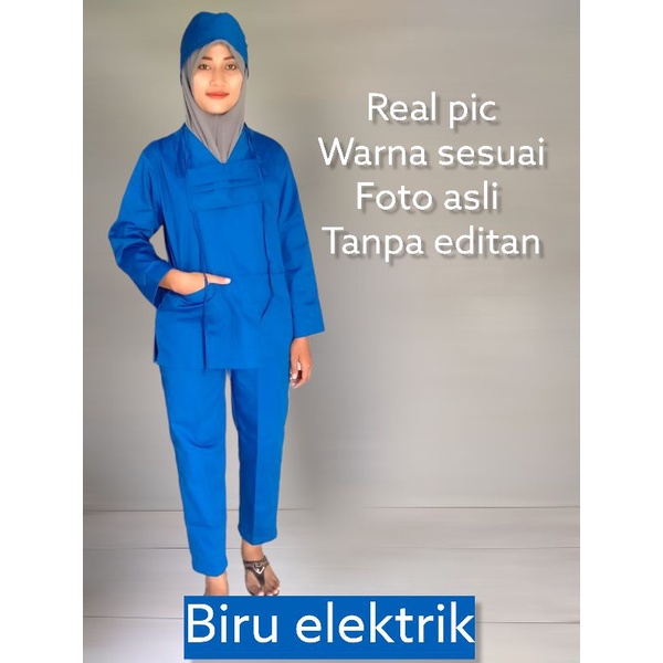 Baju ok lengan panjang baju ok lengan pendek baju jaga medis