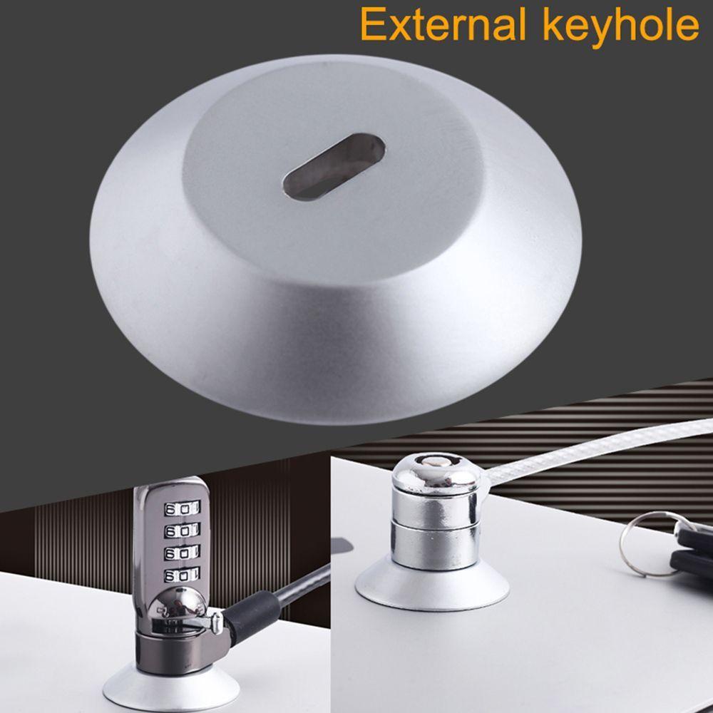 Rebuy Lock Hole Portable Round Laptop Keamanan Eksternal Anti Maling