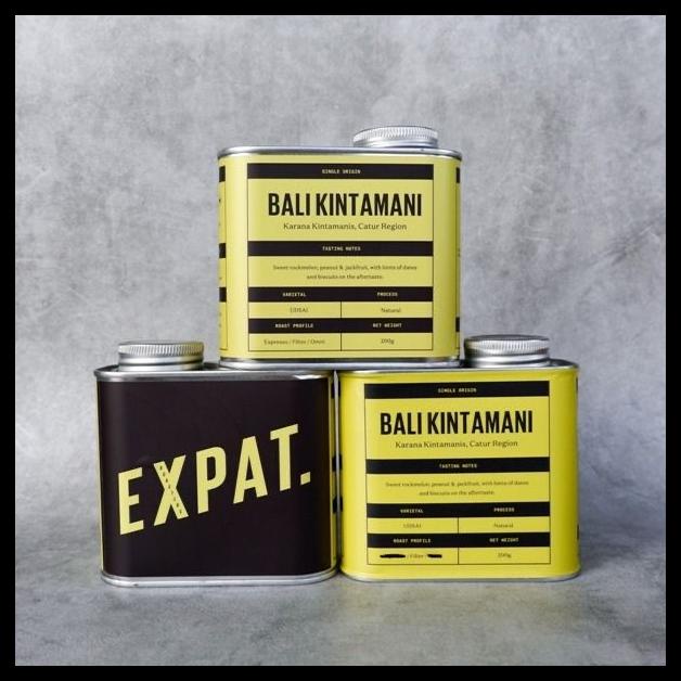 

DISKON TERBATAS !!! EXPAT ROASTERS KINTAMANI NATURAL FILTER ROAST BIJI KOPI ARABIKA 200GR TERLARIS