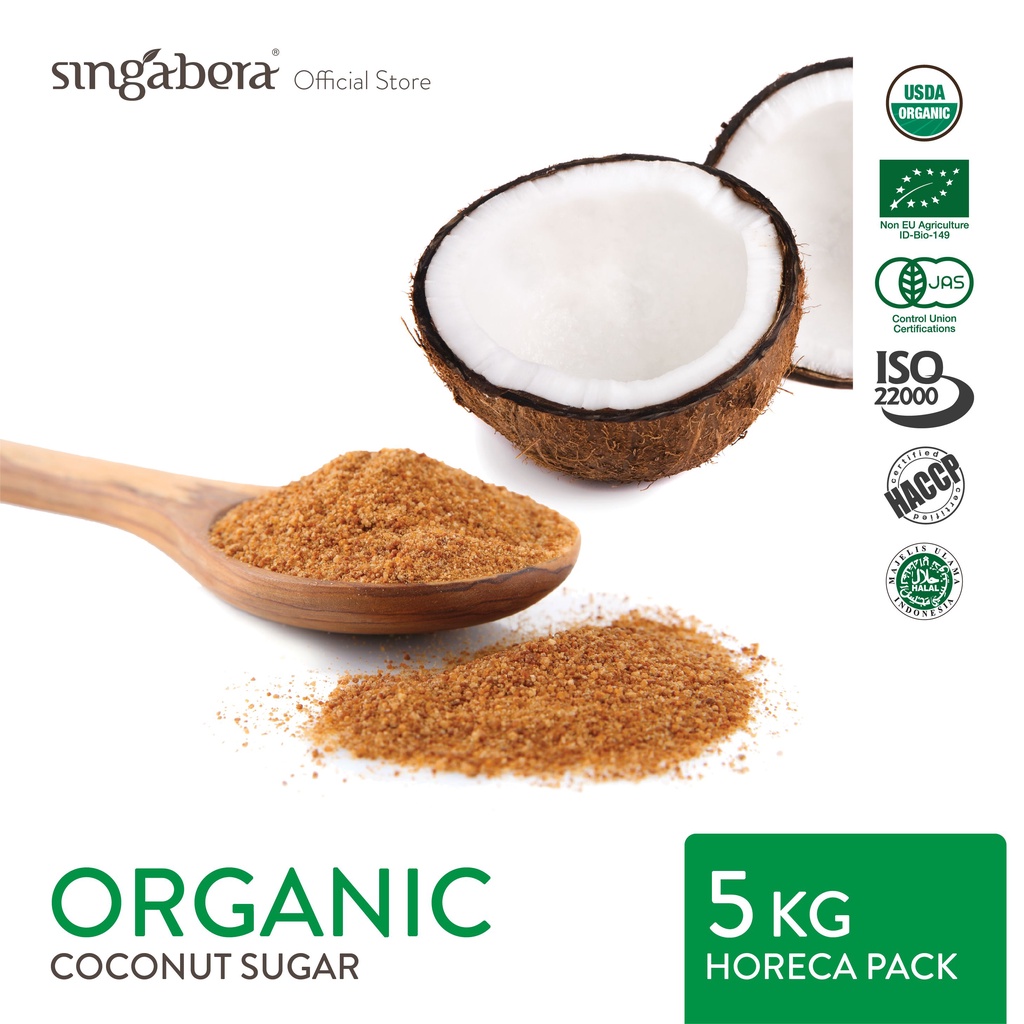 

Singabera Organic Coconut Sugar (Gula Kelapa Organik) - 5kg pouch