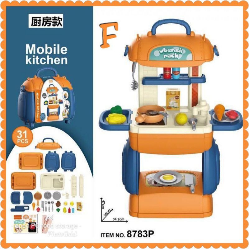 Play House Bag / Mainan Anak Portable / Mainan Tas