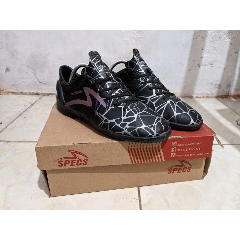 Preloved sepatu futsal | Specs accelerator spyder black original | Preloved