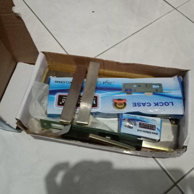 Kunci Pintu Set Besar 703 - Gold & Nikel Plate . Gp & Np . Weldom