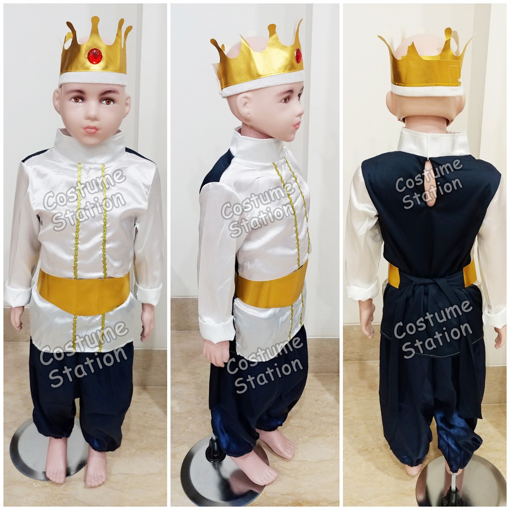 Kostum Raja / Costume White Emperor King anak laki