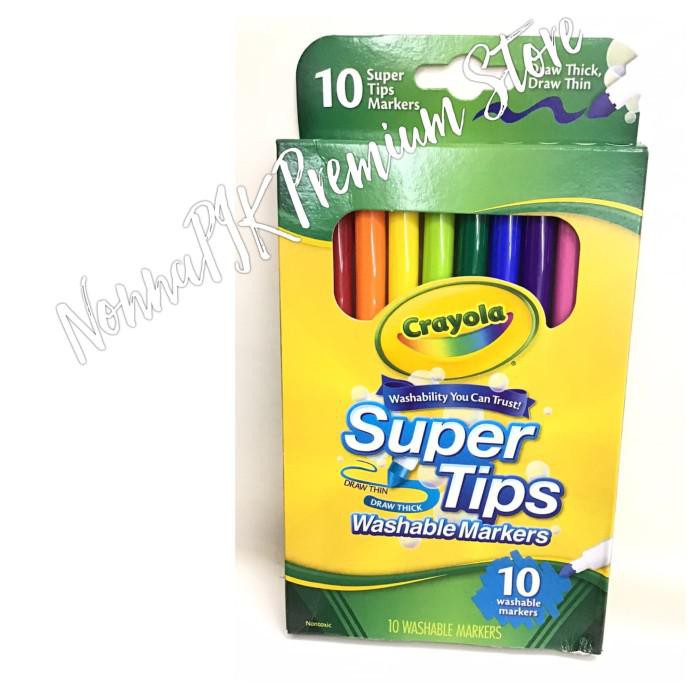 

Art / Crayola Washable Markers Super Tips - 10 Colors