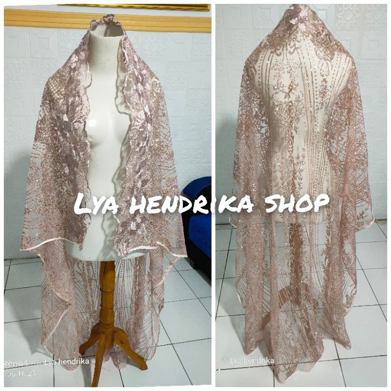 jubah dan kerudung candy tumpal