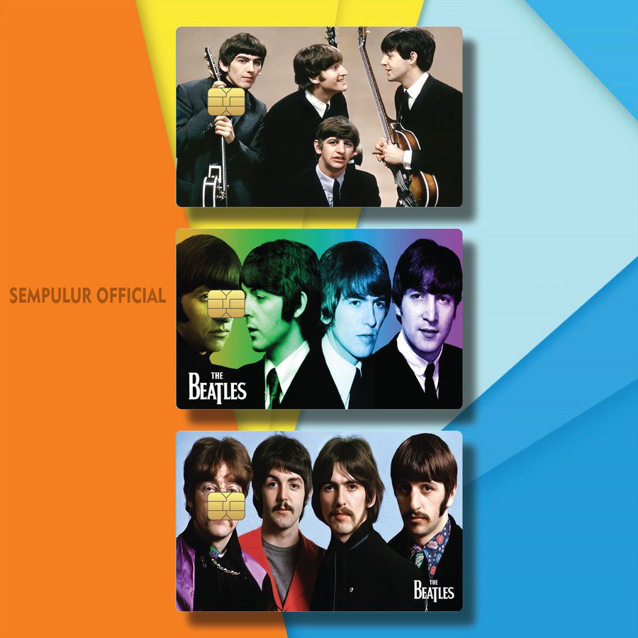 COVER CARD CUSTOM BAND THE BEATLES ABBEY ROAD PHOTO SESSION KKNFG/BAFAL/ CASING CARD CUSTOM BAND THE