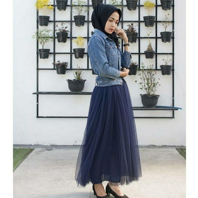 ROK TUTU PANJANG PREMIUM / ROK TUTU  TILE TERBARu