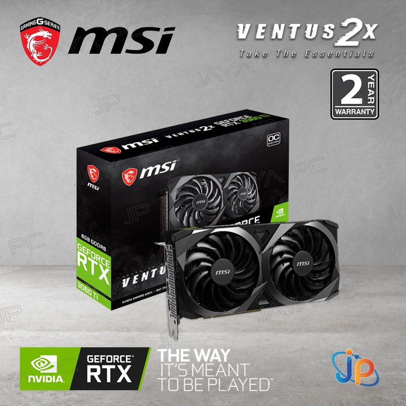 VGA MSI Geforce RTX 3060 Ventus 2X OC 12GB - 12 GB DDR6