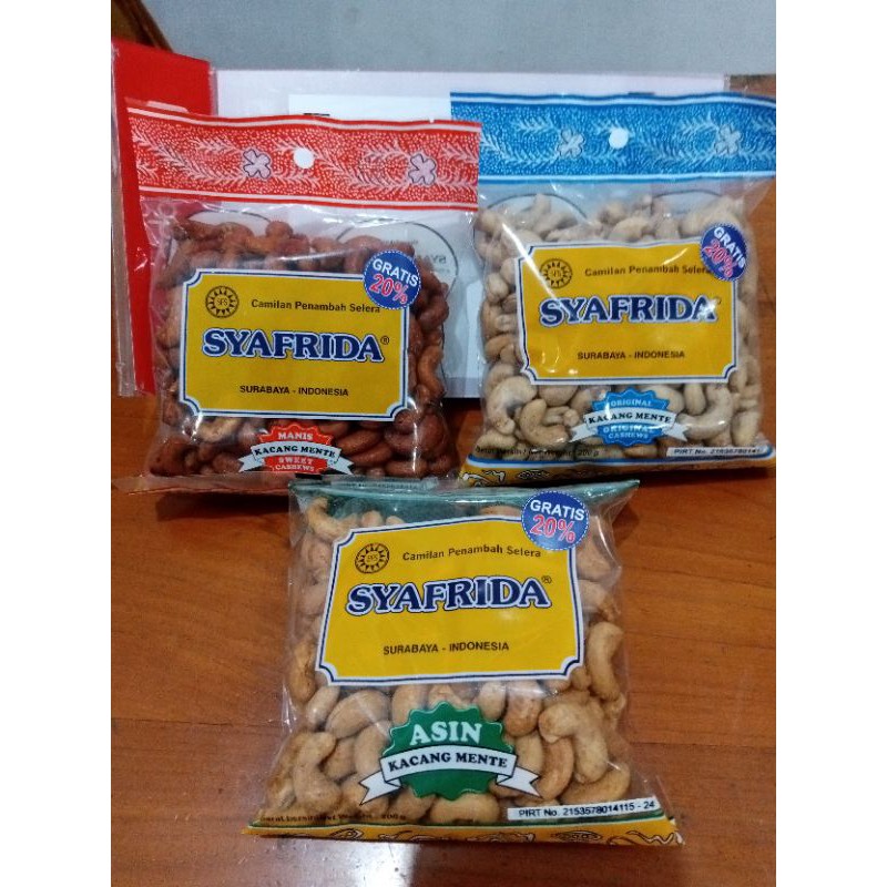 

Mente Syafrida Manis, Asin, Original 200gr
