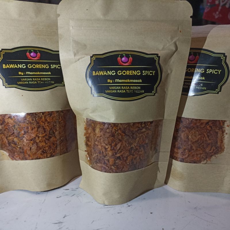 

Bawang Goreng Spicy ( Teri Medan / Rebon ) By. Gambreng