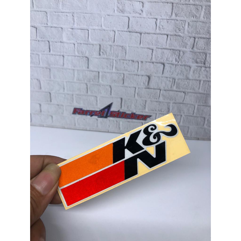 Stiker KN sticker K&amp;N LOGO