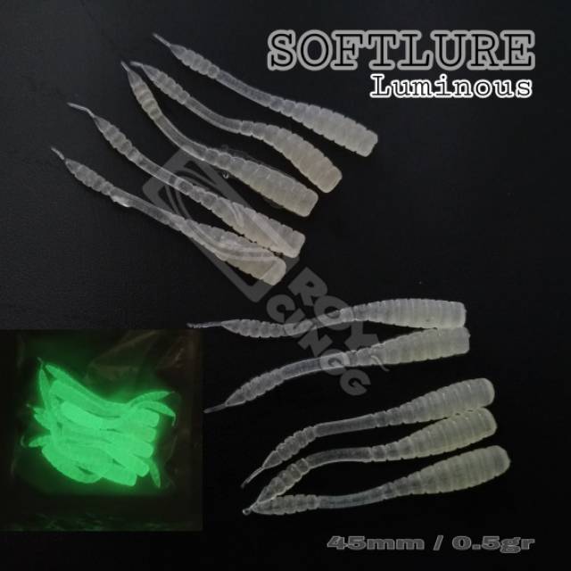 10pcs SOFTLURE ajing