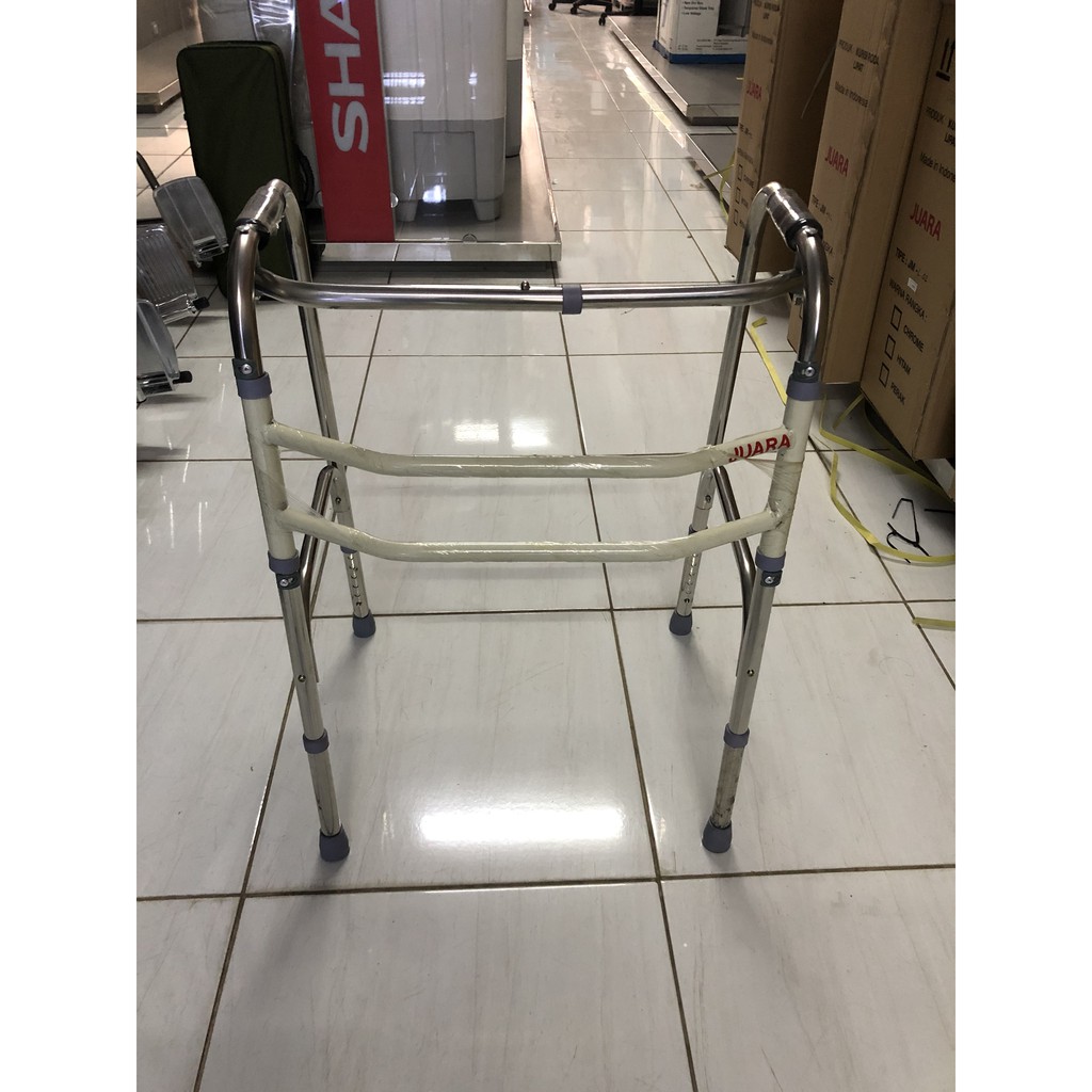 Walker Standard ( Tanpa Roda) / Alat Bantu jalan Fisioterapi Tongkat berbentuk jemuran pakaian