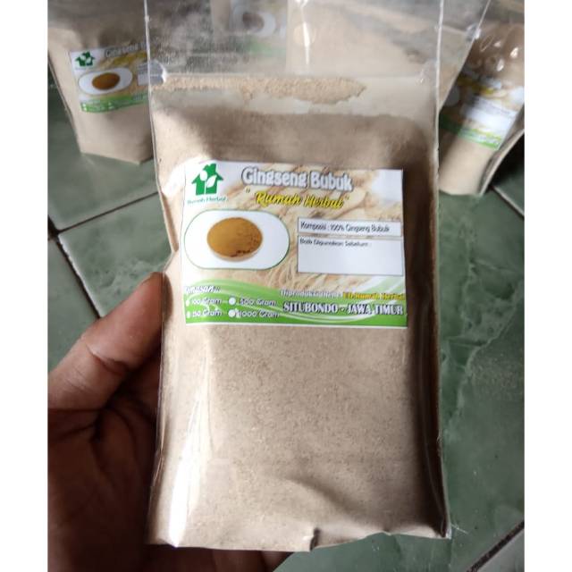 

Gingseng Bubuk Kemasan 250 gram