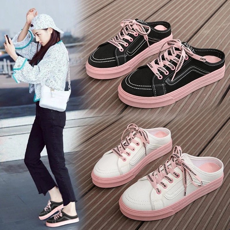 RYS - Fashion Tie Sepatu Sneakers Canvas Casual - Ori Import