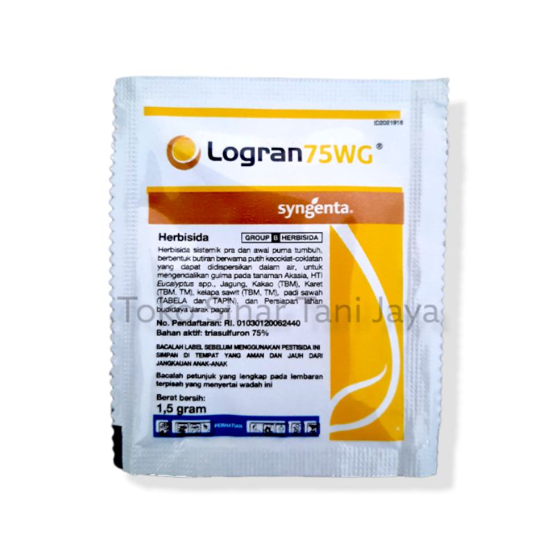Syngenta Herbisida Logran 75 WG 1,5 gram - Triasulfuron 75%