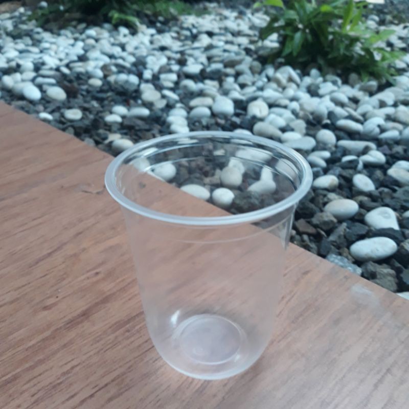 Cup boba / gelas Oval / gelas janji jiwa 16Oz @50pc