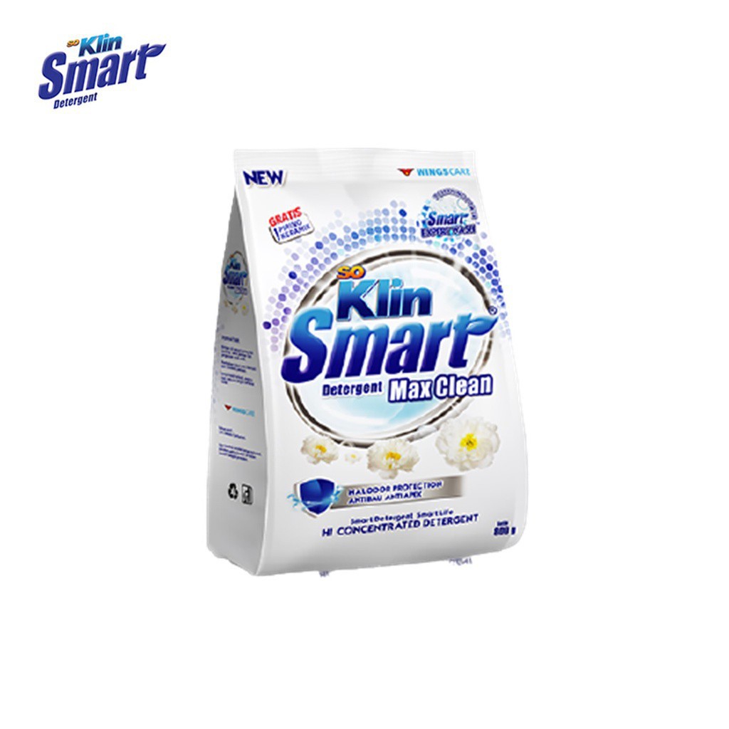 SOKLIN SMART DETERGEN MAX CLEAN BUBUK 800gr