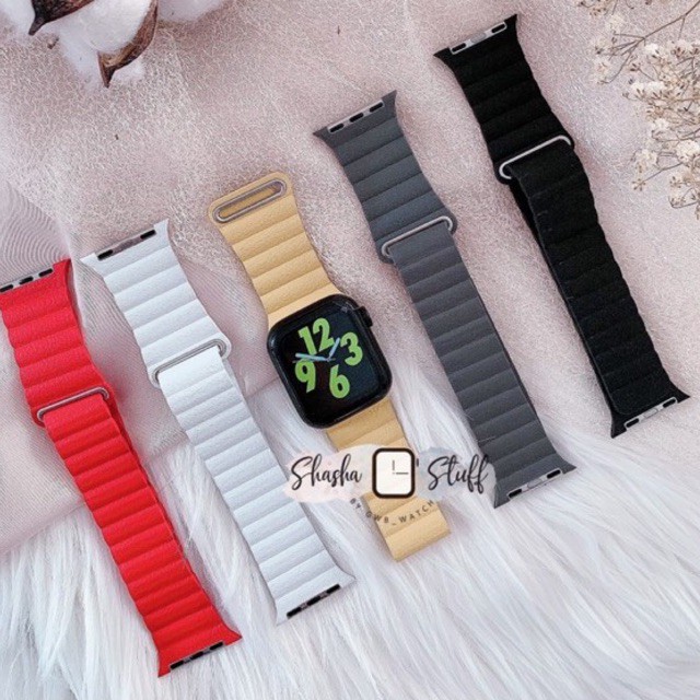 STRAP 38/40 &amp; 42/44MM KULIT APPLEWATCH &amp; IWO SHASHA_STUFF