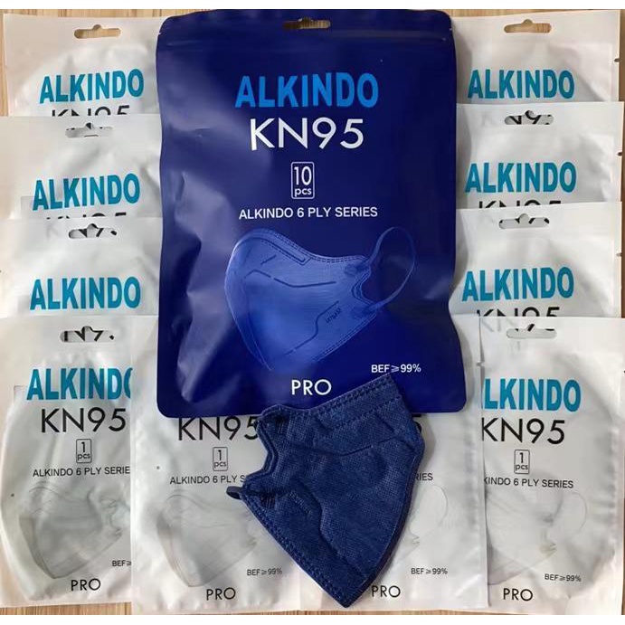 MASKER ALKINDO KF94 PRO / KN95 PRO 6PLY KOREA AER PRO ISI 10PCS KN95 PRO ALKINDO