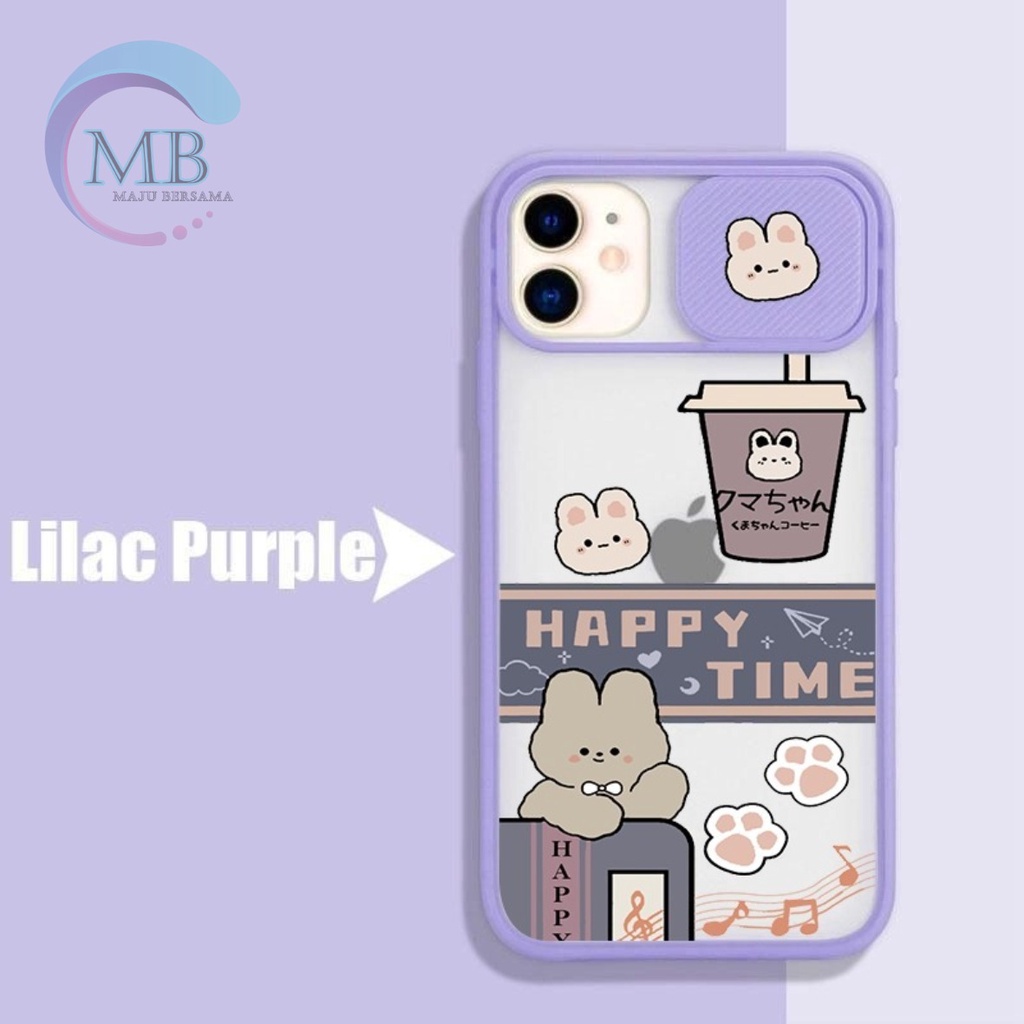 SS113 SOFTCASE SLIDE HAPPY TIME XIAOMI REDMI NOTE 4 4X 8 9 10 11 9T POCO M3 F3 MB3862