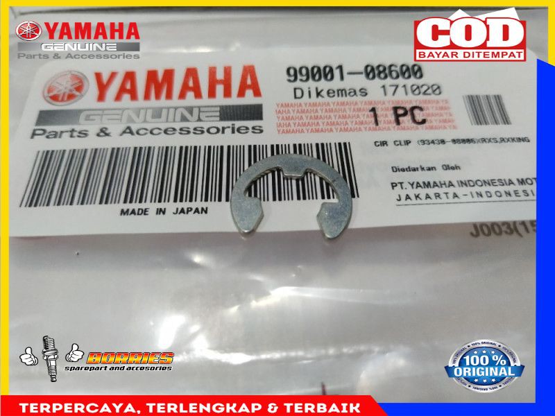 Circlip Kancing As Pompa Oli Samping Yamaha RX King RXS 99001-08600