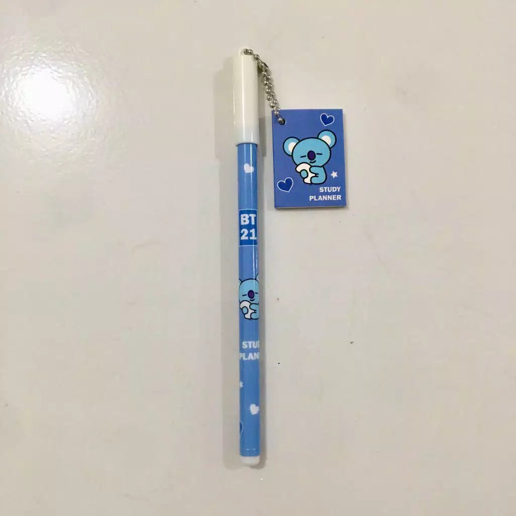 

PULPEN BTS Pulpen gel BTS gantungan Memo Motif Lucu BTS