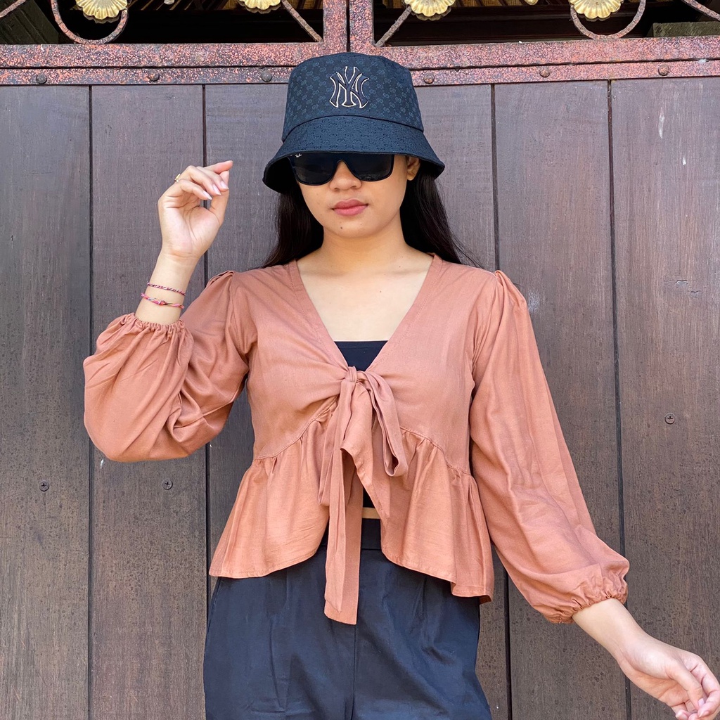 Wrap Top Rampel Pevita / Pevita Rampel Ready Stok