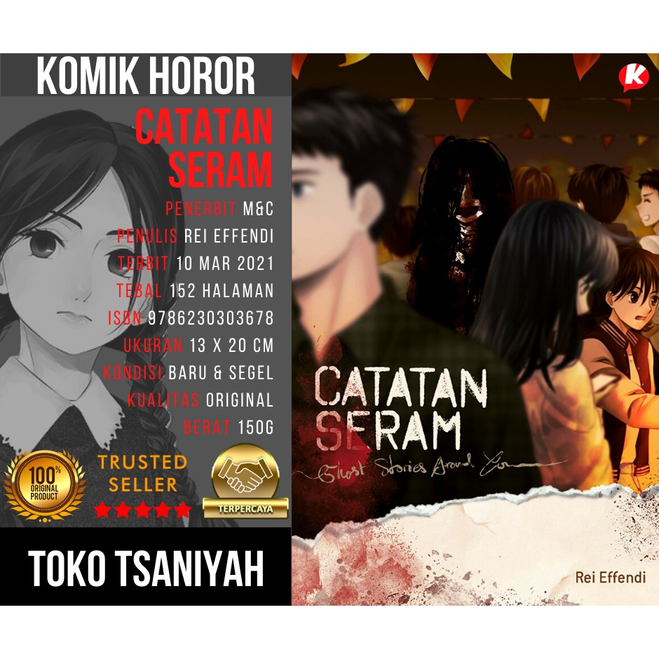 Jual Buku Komik Horor Catatan Seram Ghost Stories Around You Rei ...