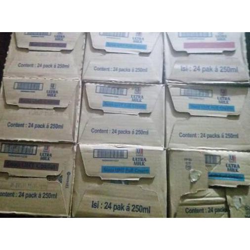 

[[BISA COD]] Susu Ultra Milk 250 ml 1 Dus 24 Pcs - Full Cream Plain TERUJI Kode 1431