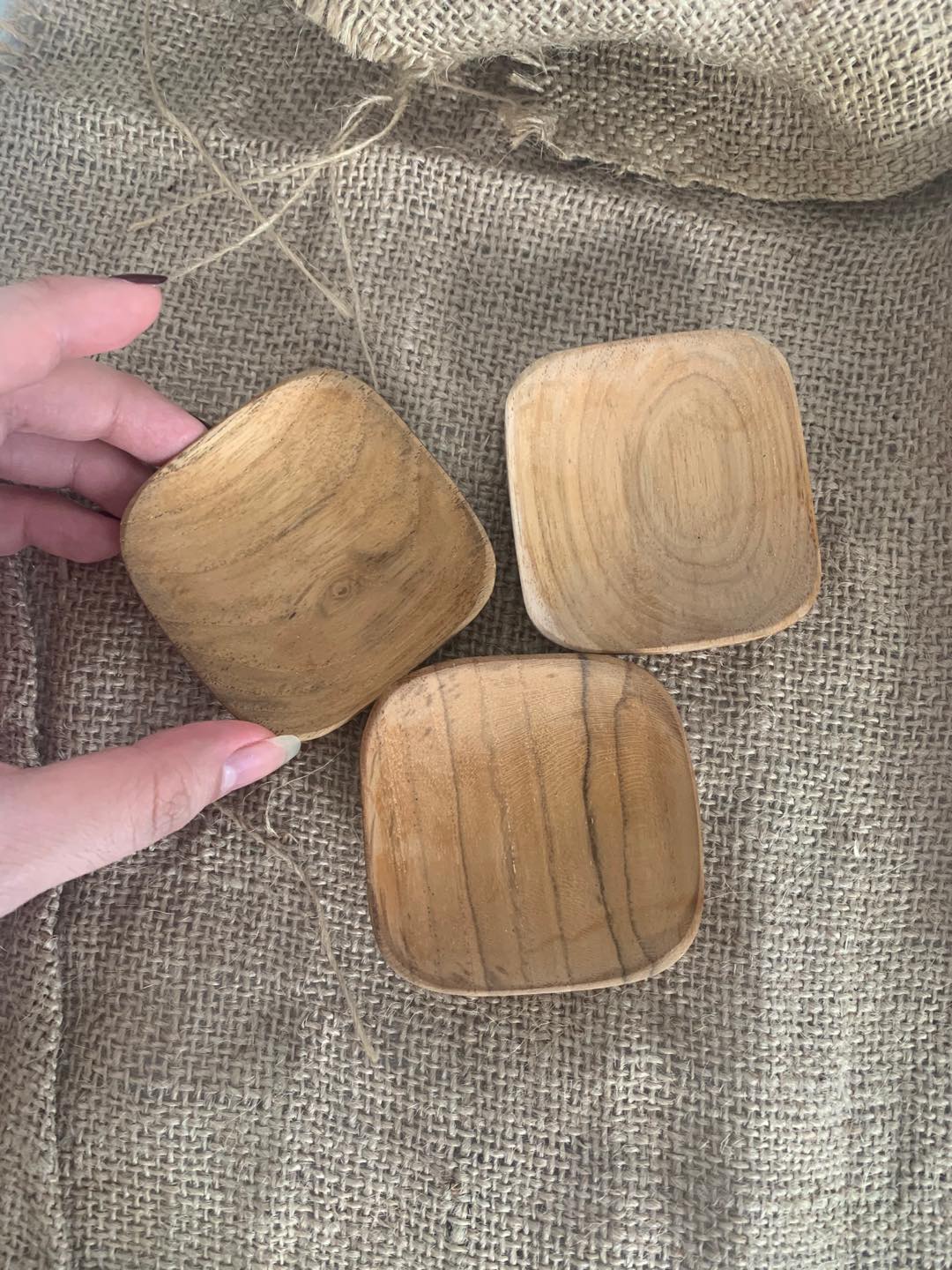 Tempat Saos Persegi Kayu Jati