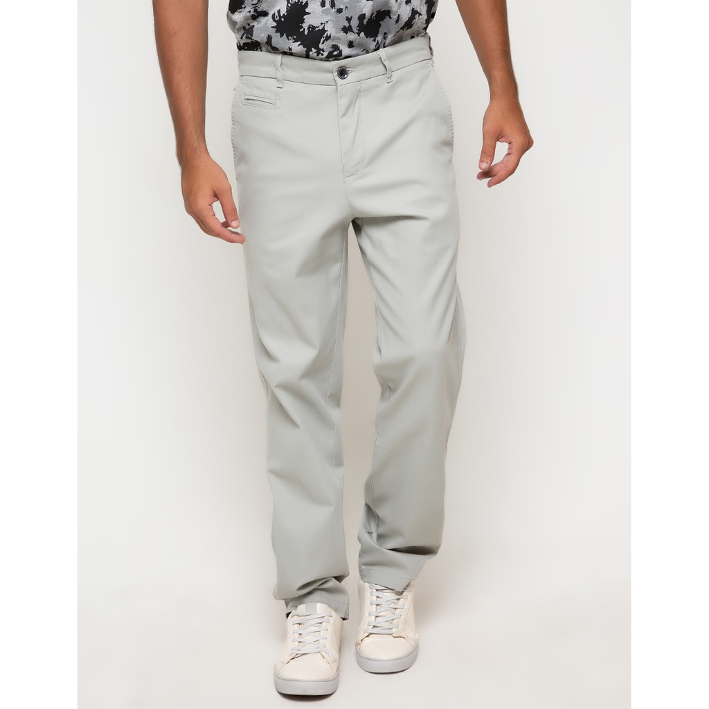 Celana Panjang Chino Emba Classic  Zeen ORIGINAL - Grey abu-abu Size 34