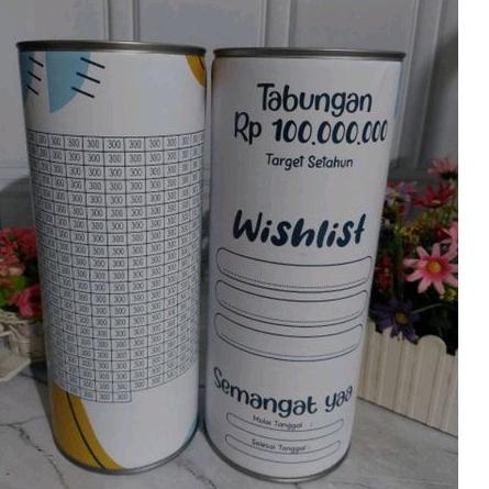 Flash Update Celengan Target satu tahun jumbo xxl permanen 100 juta, 50 juta, 30jt celengan target s
