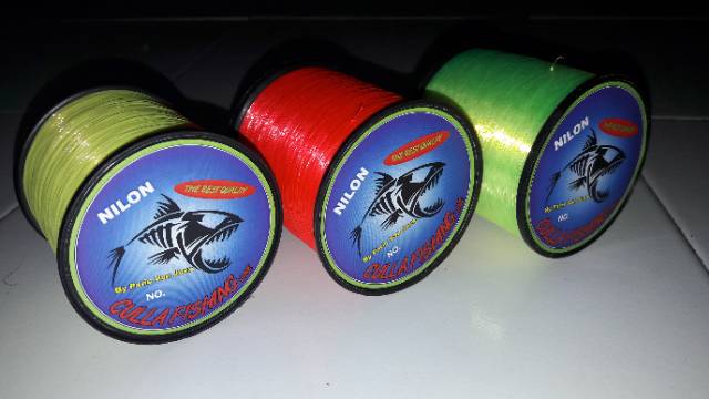 Senar pancing bahan nilon olahan matang