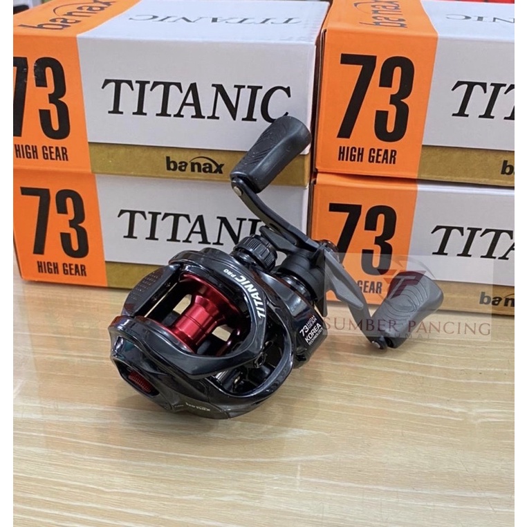 REEL Baitcasting Banax Titanic Pro 104 Left handle